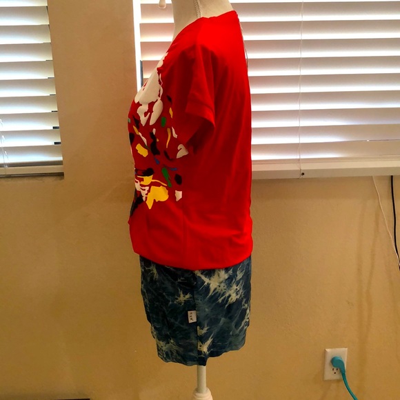 Designed Top and Mini Skirt Connect in One Piece - Picture 5 of 11